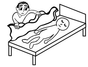 Image of Person in hospital bed