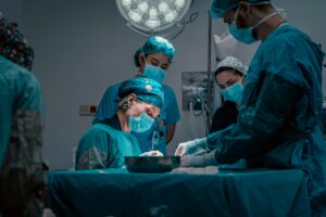 Image of surgeons performing surgery