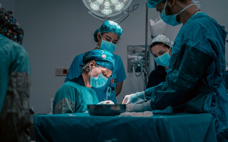 Image of surgeons performing surgery