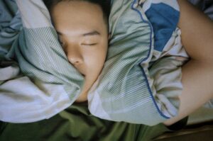 Image of Person Lying in Bed