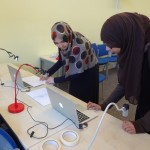 Young people creating animation