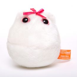Egg cell plush toy