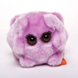 Picture of a giant microbe soft toy